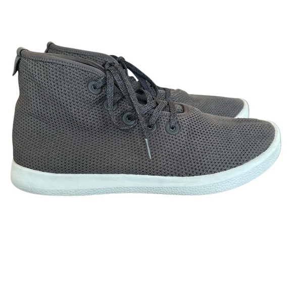 Allbirds Tree Topper High Top Sneakers Men's 11‎ Stormy Gray Lightweight Shoes - Picture 2 of 7